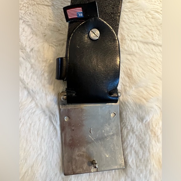 BLACK Ralph Lauren Belt with Silver Buckle - Picture 6 of 11